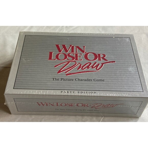 Win Lose or Draw Board Game by Milton Bradley MB 1988 Party Game New & Sealed - Picture 7 of 8